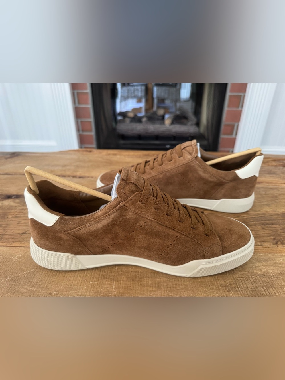 NEW IN BOX Vince Mercer-B Suede Sneakers ~ Elmwood ~ Size 11.5